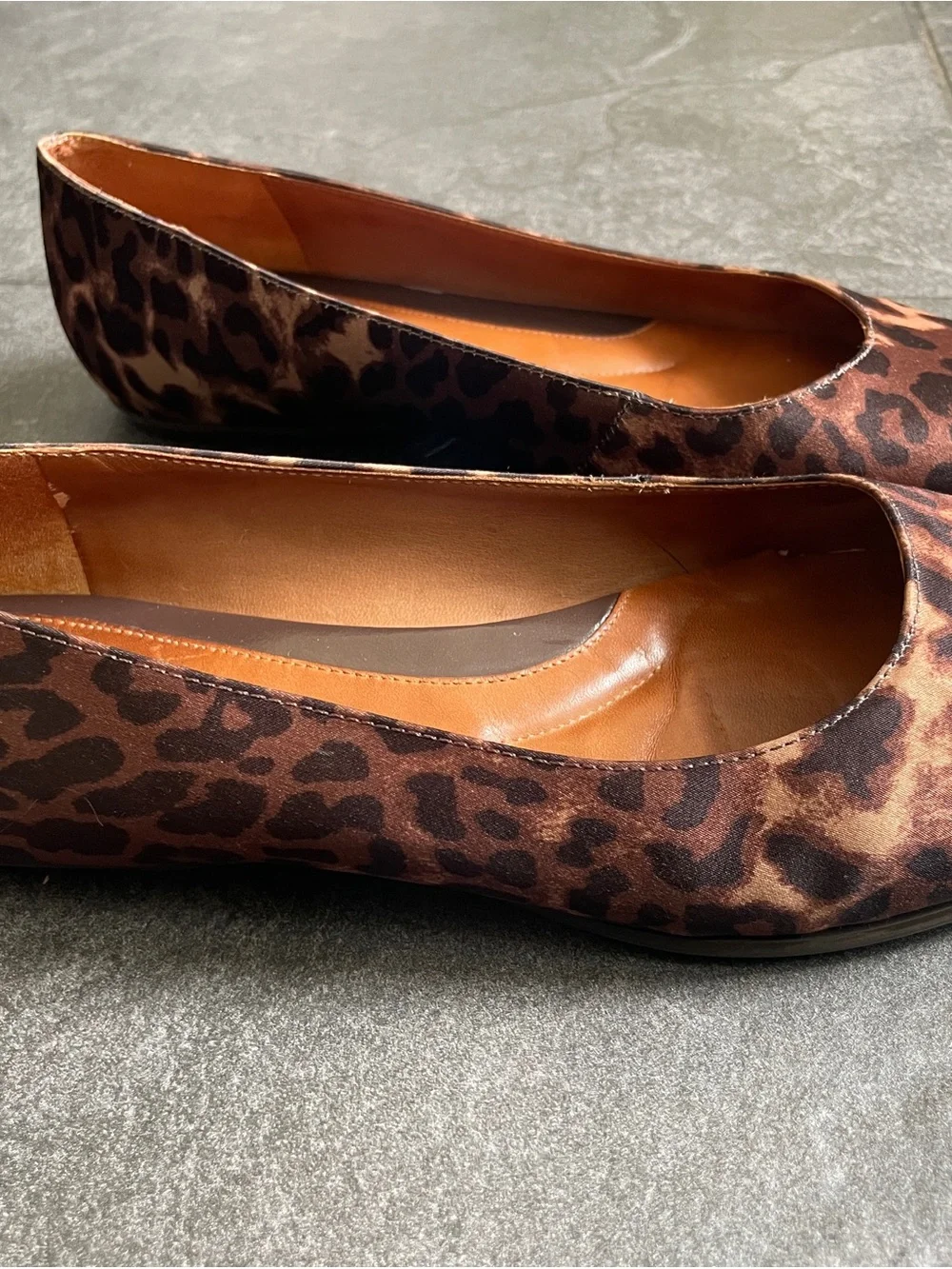Nurture Leopard Square Toed Ballet Flats